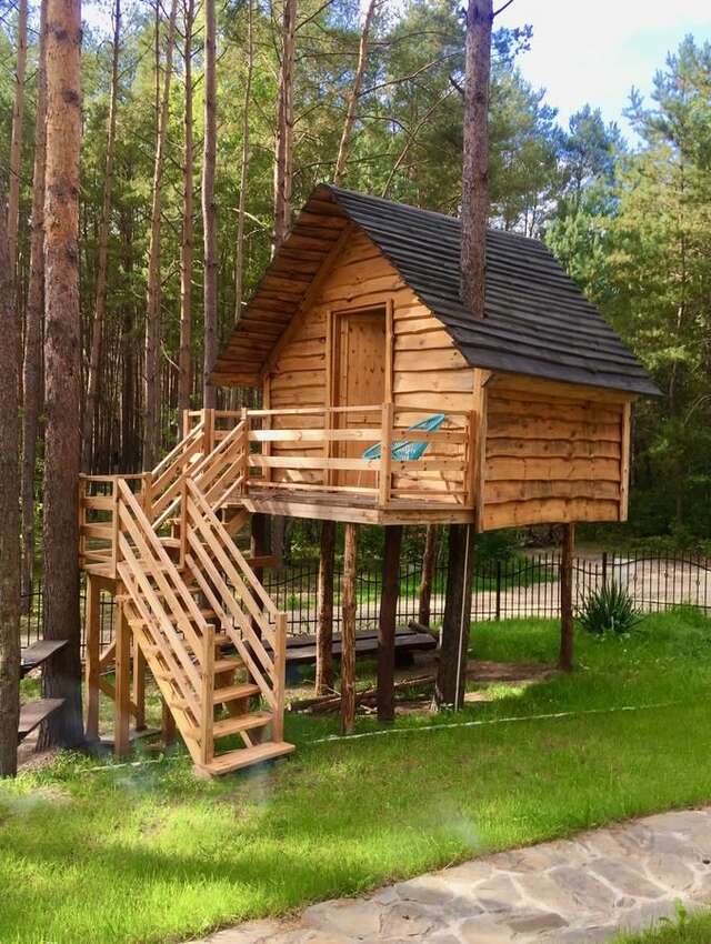 Дома для отпуска Domek w lesie nad zalewem Chańcza-16