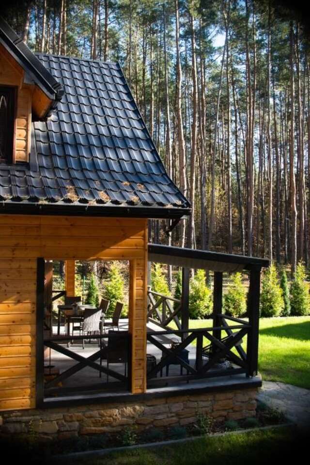 Дома для отпуска Domek w lesie nad zalewem Chańcza-31